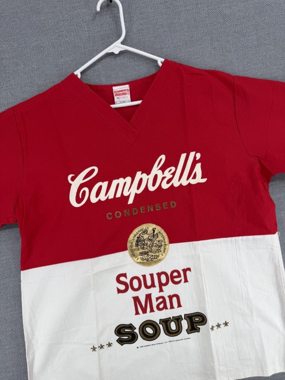 Vtg Campbell's Souper Man Soup T-Shirt Mens XL Tee Single Stitch